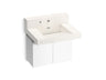 Constellation™ 30" wall-mount lavatory system with backsplash