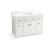 Malin™ by Studio McGee 48" bathroom vanity cabinet with sink and quartz top