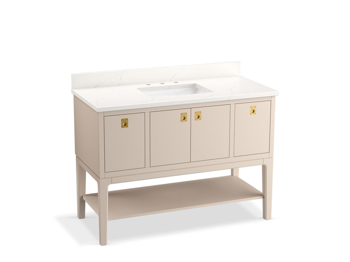 Seagrove® by Studio McGee 48" bathroom vanity cabinet with sink and quartz top