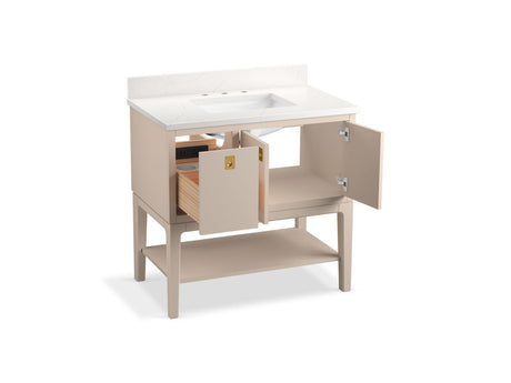 Seagrove® by Studio McGee 36" bathroom vanity cabinet with sink and quartz top