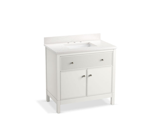 Malin™ by Studio McGee 36" bathroom vanity cabinet with sink and quartz top
