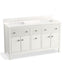 Malin™ by Studio McGee 60" bathroom vanity cabinet with sinks and quartz top