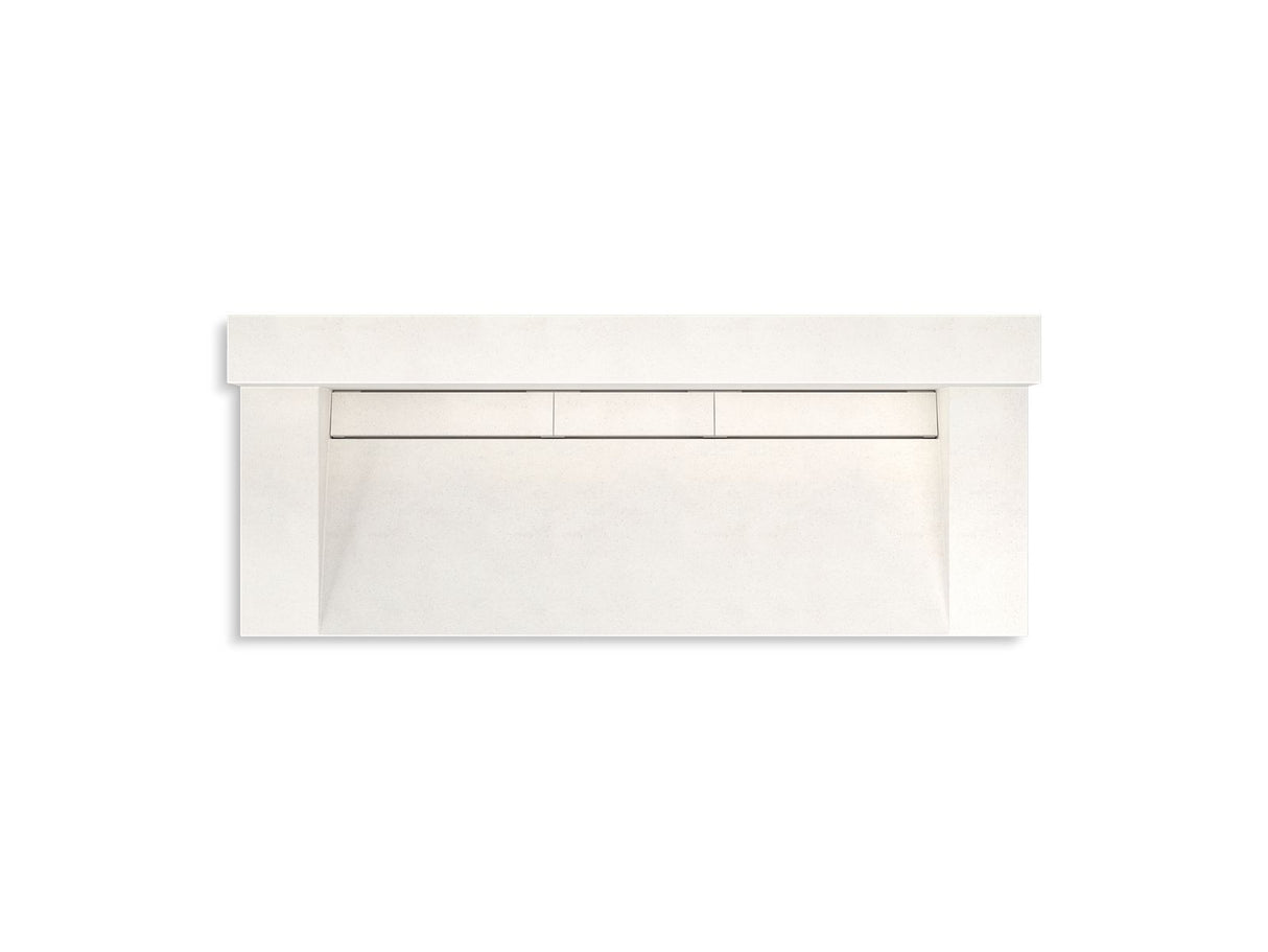 Constellation™ 60" wall-mount trough lavatory system with backsplash