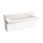 Constellation™ 60" wall-mount trough lavatory system with backsplash