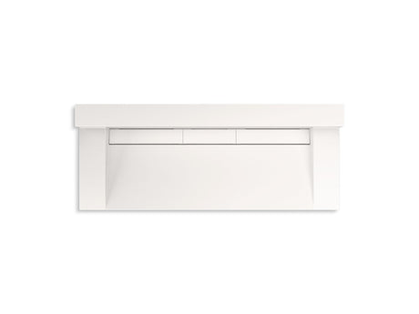Constellation™ 60" wall-mount trough lavatory system with backsplash