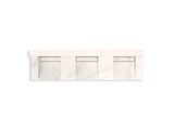 Constellation™ 90" wall-mount basin lavatory system with backsplash
