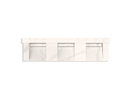 Constellation™ 90" wall-mount basin lavatory system with backsplash