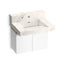 Constellation™ 30" wall-mount lavatory system with backsplash