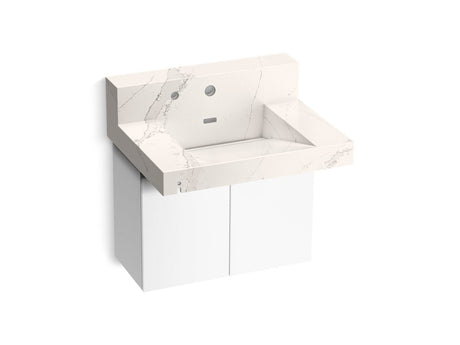 Constellation™ 30" wall-mount lavatory system with backsplash