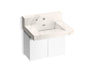 Constellation™ 30" wall-mount lavatory system with backsplash