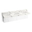 Constellation™ 90" wall-mount basin lavatory system with backsplash