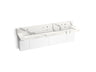 Constellation™ 90" wall-mount trough lavatory system with backsplash