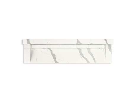 Constellation™ 90" wall-mount trough lavatory system with backsplash