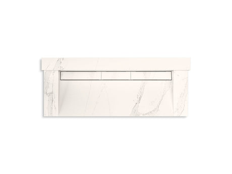 Constellation™ 60" wall-mount trough lavatory system with backsplash
