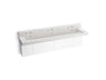 Constellation™ 90" wall-mount trough lavatory system with backsplash