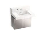 Constellation™ 30" wall-mount lavatory system with backsplash
