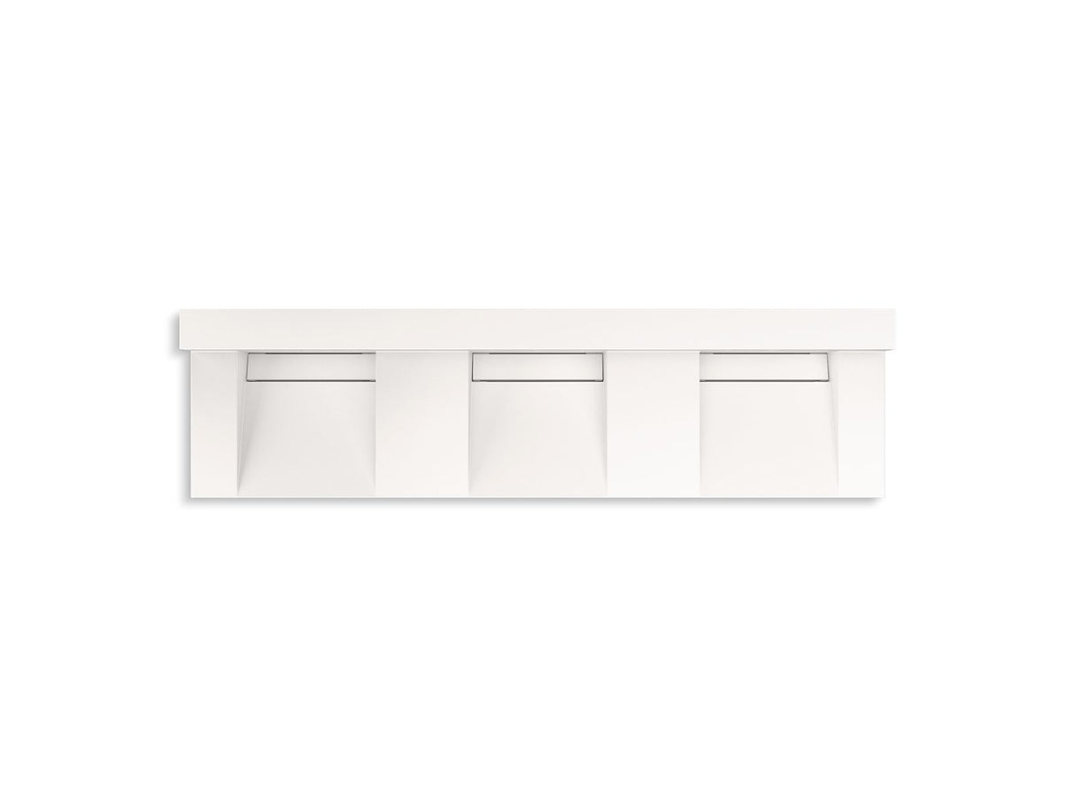 Constellation™ 90" wall-mount basin lavatory system with backsplash