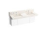 Constellation™ 60" wall-mount basin lavatory system with backsplash