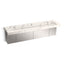 Constellation™ 90" wall-mount trough lavatory system