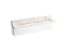 Constellation™ 90" wall-mount trough lavatory system with backsplash