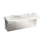 Constellation™ 60" wall-mount trough lavatory system