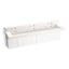 Constellation™ 90" wall-mount trough lavatory system with backsplash