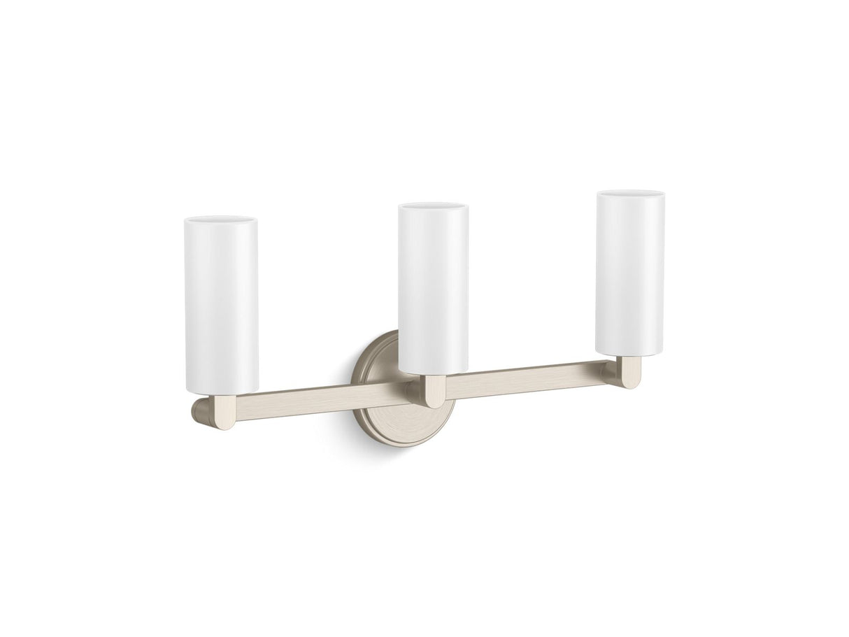 Crue® Three-light sconce