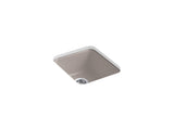 Iron/Tones® 17" top-/undermount single-bowl bar sink
