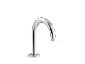 Components® Touchless lavatory faucet with Kinesis® sensor technology and temperature mixer, Tube design, DC-powered, 0.5 gpm