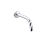 Components™ Touchless wall-mount lavatory faucet with Kinesis® sensor technology, Tube design, AC-powered, 0.5 gpm