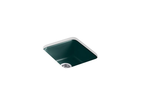 Iron/Tones® 17" top-/undermount single-bowl bar sink
