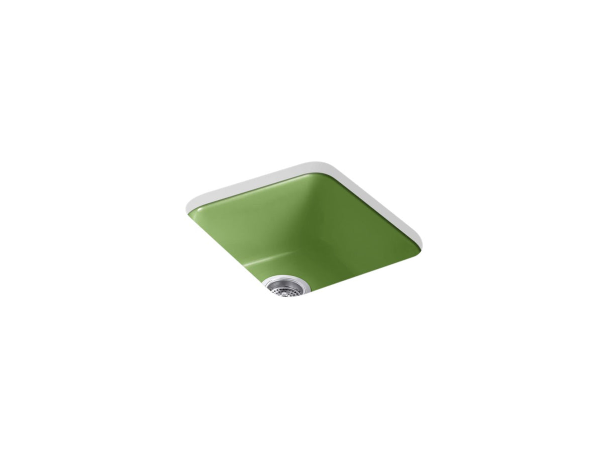 Iron/Tones® 17" top-/undermount single-bowl bar sink