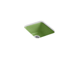 Iron/Tones® 17" top-/undermount single-bowl bar sink