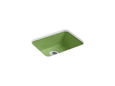 Iron/Tones® 24-1/4" top-/undermount single-bowl bar sink
