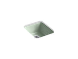 Iron/Tones® 17" top-/undermount single-bowl bar sink