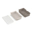 Three-piece workstation sink accessory set