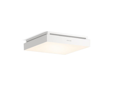 Atmo® 13-7/8" x 13-7/8" bathroom exhaust fan with light