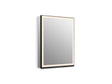 Collage® 24" x 32" lighted framed medicine cabinet, right-hinged