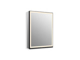 Collage® 24" x 32" lighted framed medicine cabinet, right-hinged