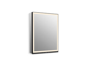 Collage® 24" x 32" lighted framed medicine cabinet, right-hinged