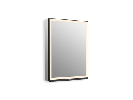 Collage® 24" x 32" lighted framed medicine cabinet, right-hinged