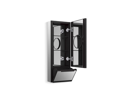 Collage® 12" x 32" framed medicine cabinet, right-hinged