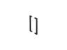 Composed™ 11-1/2" shower door handle