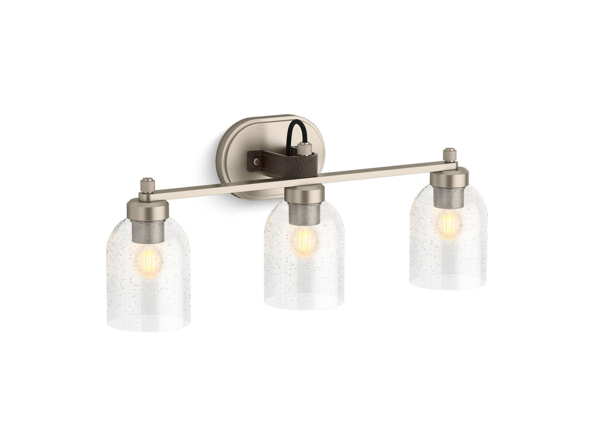 Tannage® Three-light sconce