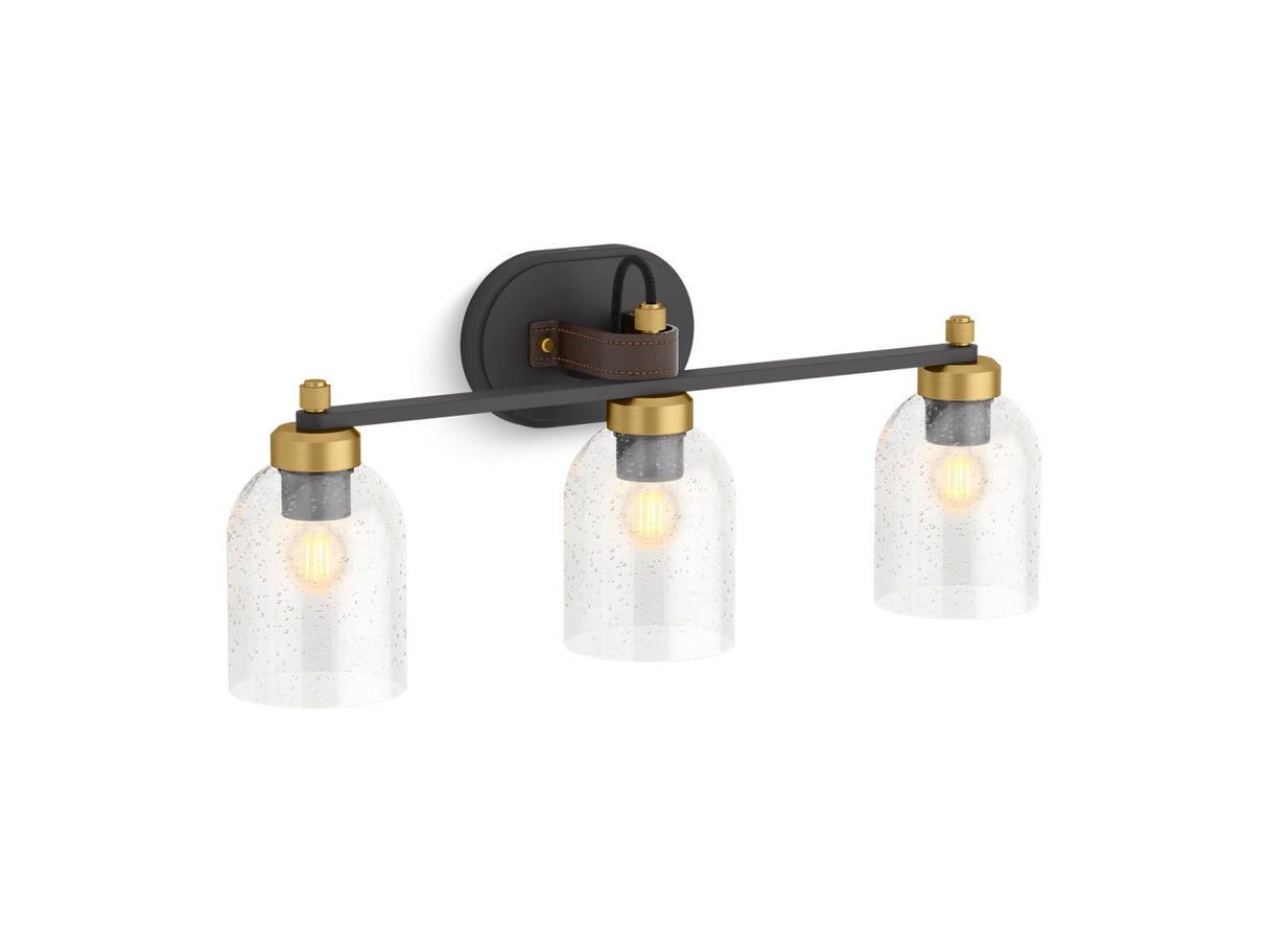 Tannage® Three-light sconce