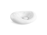 Landshapes® by Daniel Arsham 21-1/2" oval vessel bathroom sink, no overflow