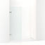 Composed™ 3/8" moving panel glass and hinges
