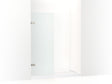 Composed™ 3/8" moving panel glass and hinges