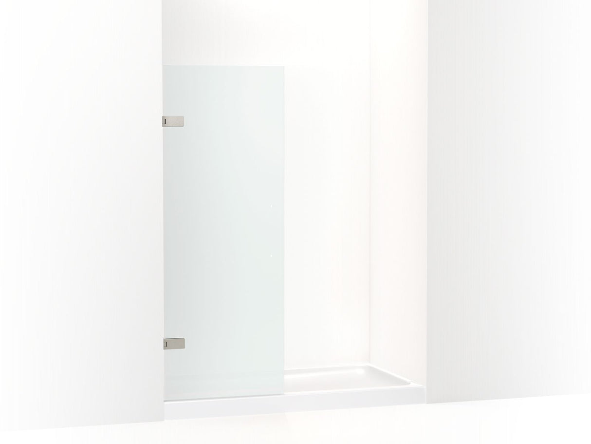 Composed™ 3/8" moving panel glass and hinges