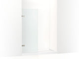 Composed™ 3/8" moving panel glass and hinges